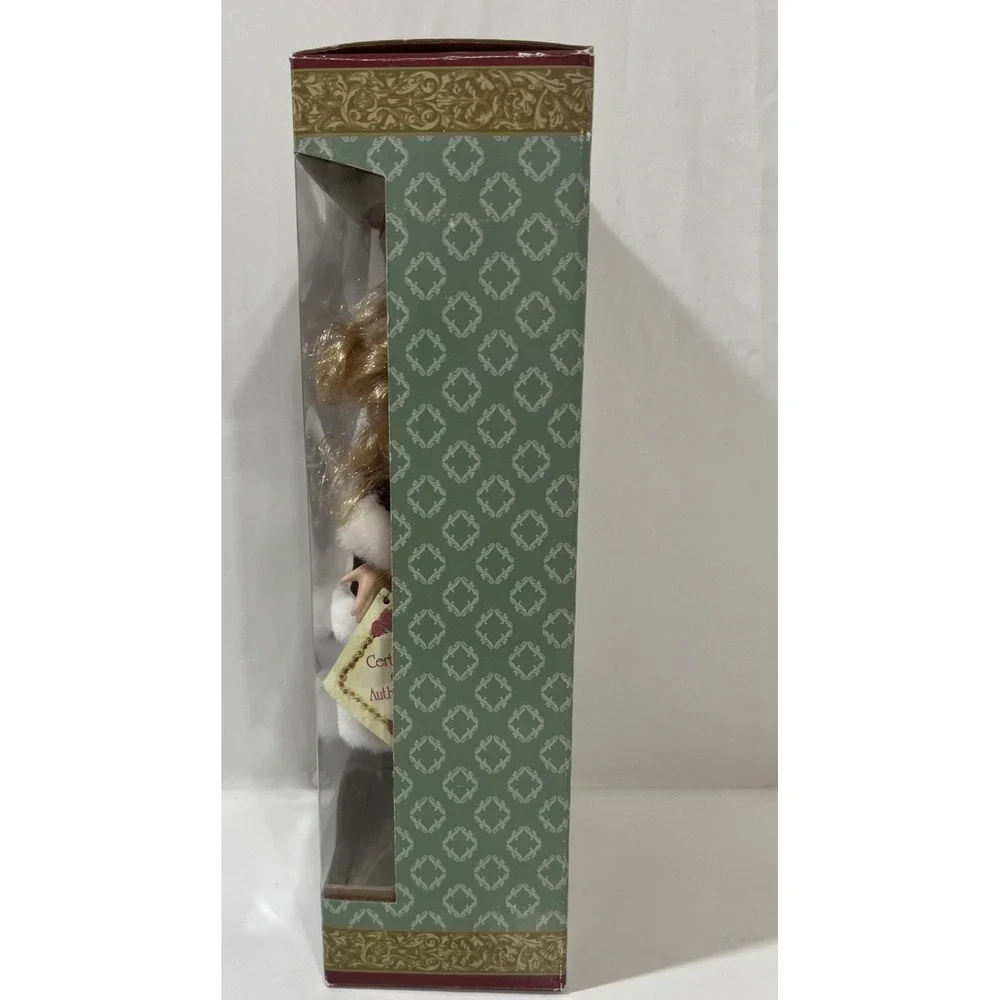 Classic Treasures Genuine Fine Bisque Porcelain Collectible Christmas Doll New‎